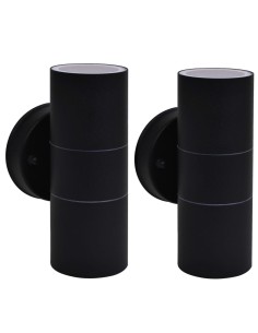 Applique murale d'extérieur 2 pcs Acier 2