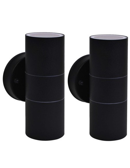 Applique murale d'extérieur 2 pcs Acier