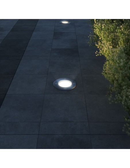 Lampes encastrables au sol 3 pcs