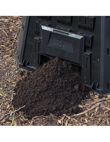 Bac à compost Noir - 1200 L
