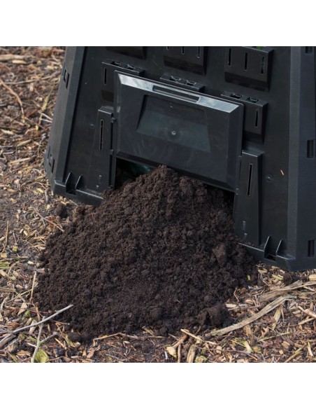 Bac à compost Noir - 1200 L