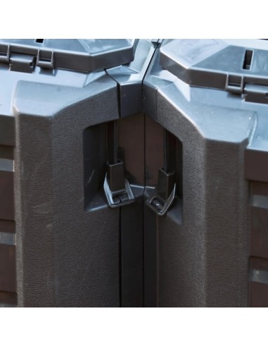 Bac à compost Noir - 1200 L