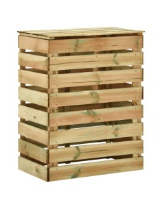 Composteur de jardin à lattes - 80x50x100 2