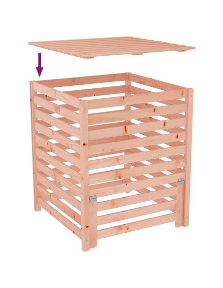 Composteur Bois - 82,5x82,5x99,5 cm