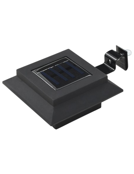 Lampe solaire à LED carrée d'extérieur 6 pcs
