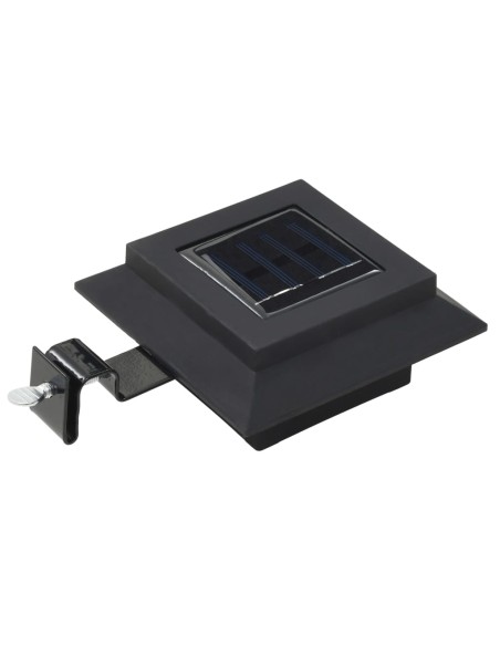 Lampe solaire à LED carrée d'extérieur 6 pcs