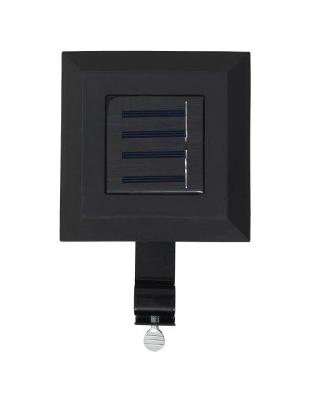 Lampe solaire à LED carrée d'extérieur 6 pcs