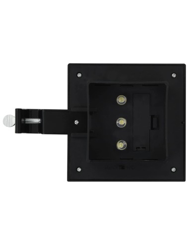 Lampe solaire à LED carrée d'extérieur 6 pcs