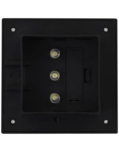 Lampe solaire à LED carrée d'extérieur 6 pcs