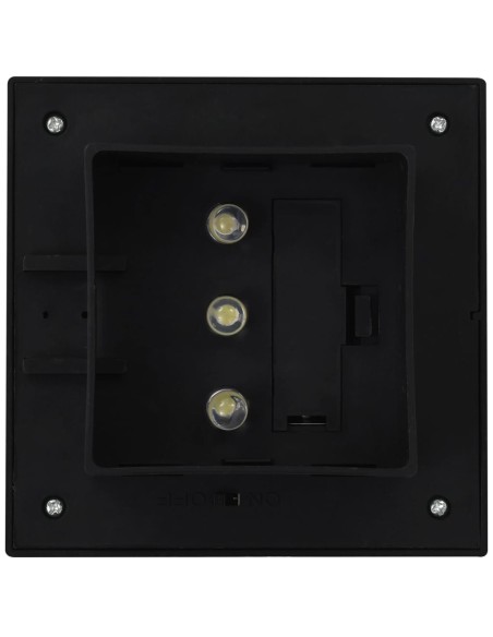 Lampe solaire à LED carrée d'extérieur 6 pcs