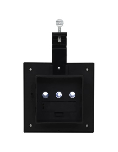 Lampe solaire à LED carrée d'extérieur 6 pcs