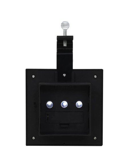 Lampe solaire à LED carrée d'extérieur 6 pcs
