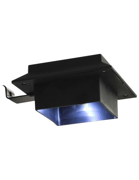 Lampe solaire à LED carrée d'extérieur 6 pcs