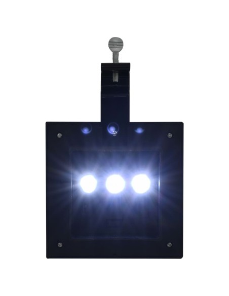Lampe solaire à LED carrée d'extérieur 6 pcs