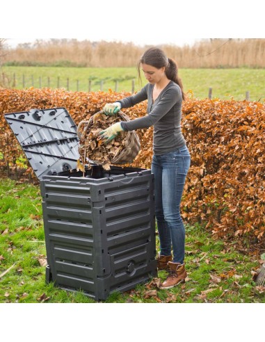 Bac à compost 300 L Noir