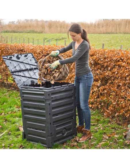 Bac à compost 300 L Noir
