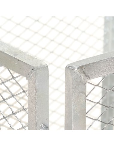 Composteur en Fer galvanisé - 85x85x70 cm