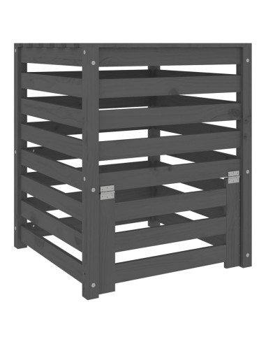 Composteur Bois Massif de pin - 63,5x63,5x77,5 cm