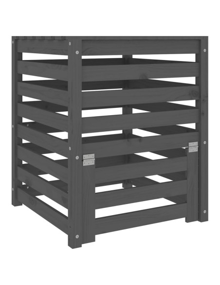 Composteur Bois Massif de pin - 63,5x63,5x77,5 cm