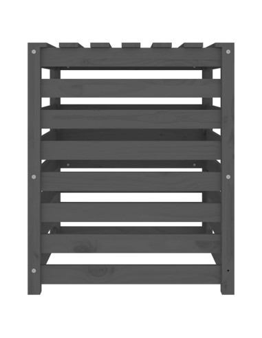 Composteur Bois Massif de pin - 63,5x63,5x77,5 cm