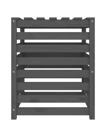 Composteur Bois Massif de pin - 63,5x63,5x77,5 cm