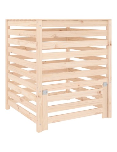 Composteur bois de pin - 82,5x82,5x99,5 cm