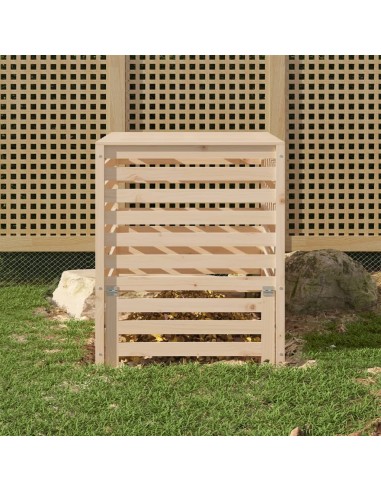 Composteur bois de pin - 82,5x82,5x99,5 cm
