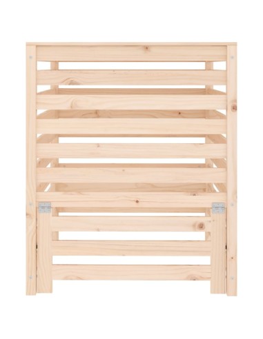 Composteur bois de pin - 82,5x82,5x99,5 cm