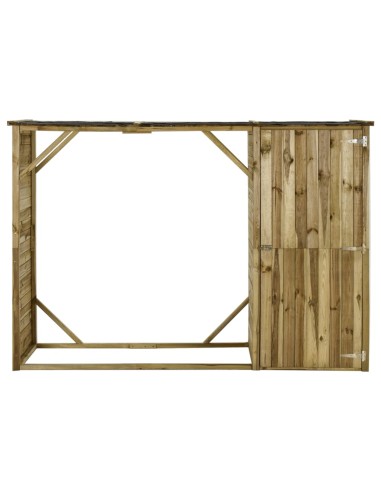 Abri d'outils pour jardin - 253 x 80 x 170 cm
