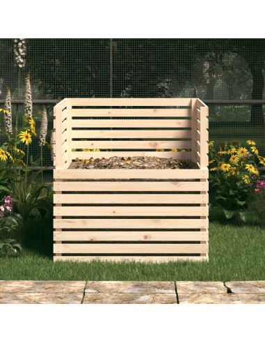 Composteur en bois de pin - 100x100x102 cm