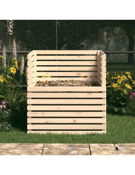Composteur en bois de pin - 100x100x102 cm