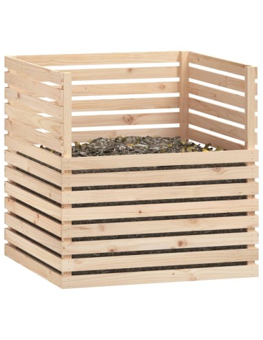 Composteur en bois de pin - 100x100x102 cm