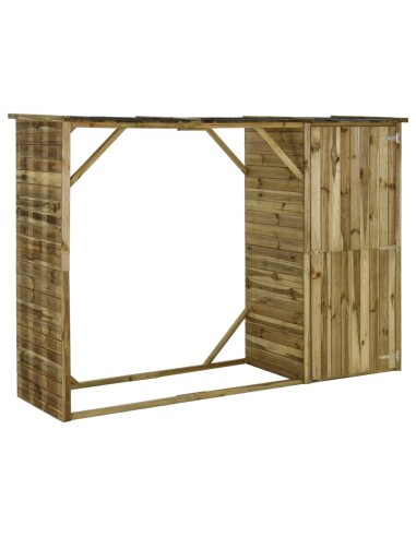 Abri d'outils pour jardin - 253 x 80 x 170 cm