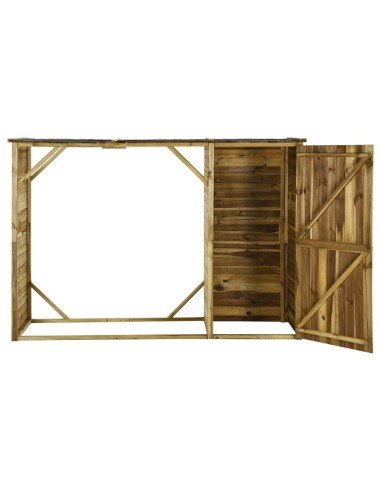Abri d'outils pour jardin - 253 x 80 x 170 cm