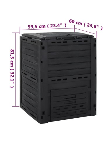 Composteur Polypropylène - 280 L