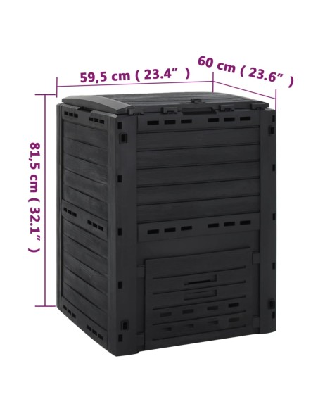 Composteur Polypropylène - 280 L