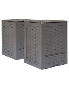 Composteurs 2 pcs - 60x60x83 cm 2