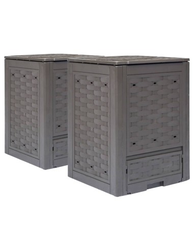 Composteurs 2 pcs - 60x60x83 cm