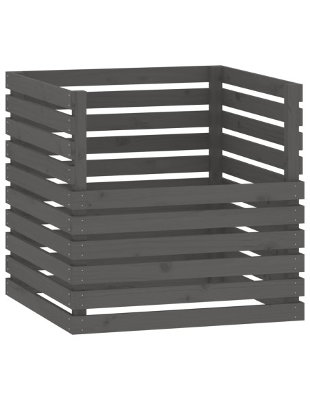 Composteur Gris - 80x80x78 cm