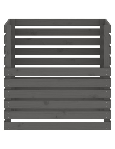 Composteur Gris - 80x80x78 cm