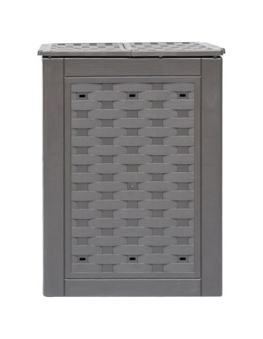 Composteur de jardin imitation rotin - 300 L