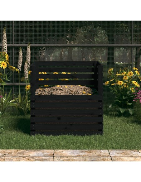 Composteur Noir - 80x80x78 cm