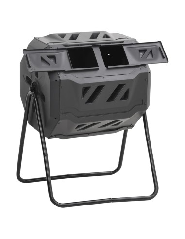 Bac à compost de jardin - 73x64x95 cm