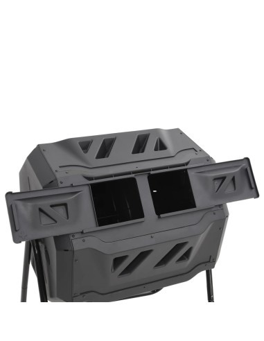 Bac à compost de jardin - 73x64x95 cm