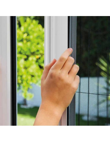 moustiquaire plissée 2 vantaux