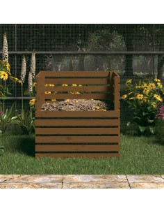 Composteur Marron - 80x80x78 cm 2
