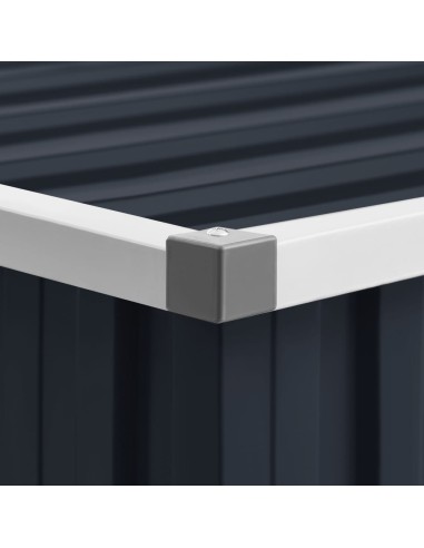 Abri de jardin Anthracite - 195x198x159 cm