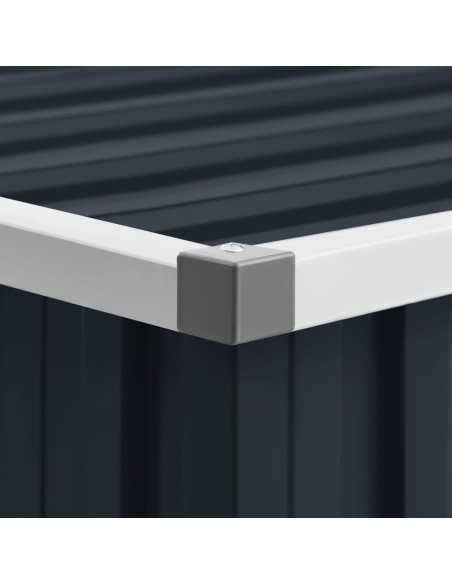 Abri de jardin Anthracite - 195x198x159 cm