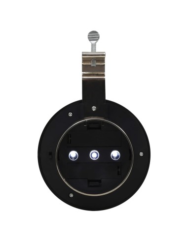 Lampe solaire à LED ronde d'extérieur 6 pcs