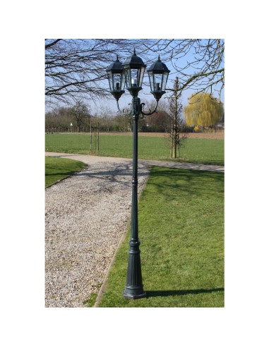 Lampadaire de jardin 3 bras